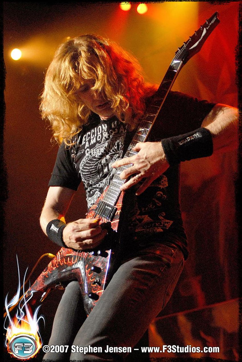 Dave Mustaine HD-Handy-Hintergrundbild