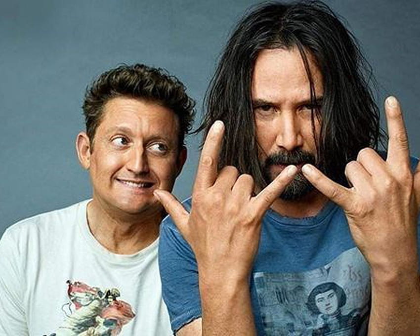 Most excellent! Keanu Reeves and Alex Winter start filming Bill and Ted Face the Music, bill ted face the music HD wallpaper