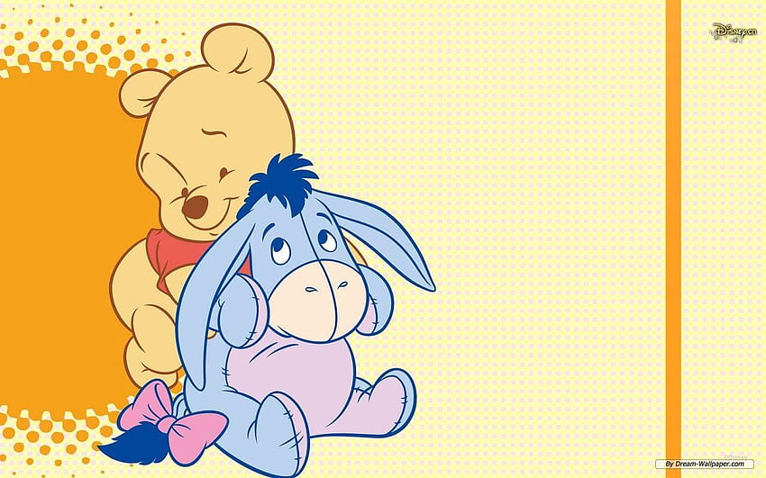 42 Einheiten von Winnie The Pooh, Winnie Puuh-Babyhintergrund HD-Hintergrundbild