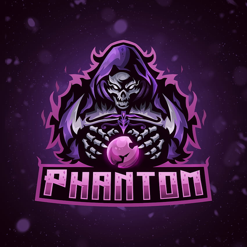 Premium Vector | Phantom mascot gaming logo