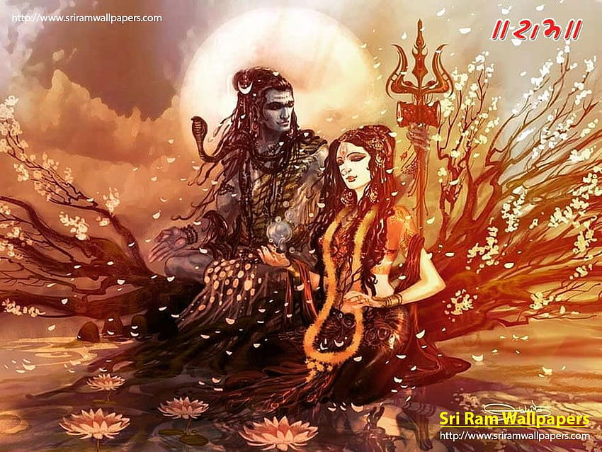 Shiva Shakti Espiritualidade e Amor papel de parede HD