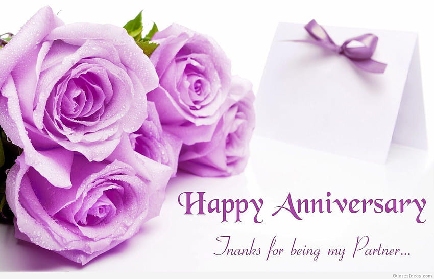 Happy Anniversary to my partner wish quote and, happy aniversary HD wallpaper