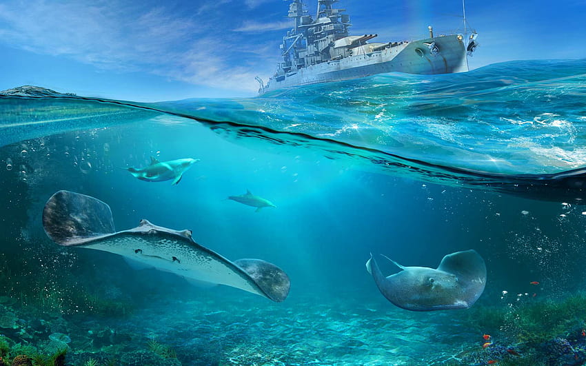 World of Warships World Oceans Day HD wallpaper