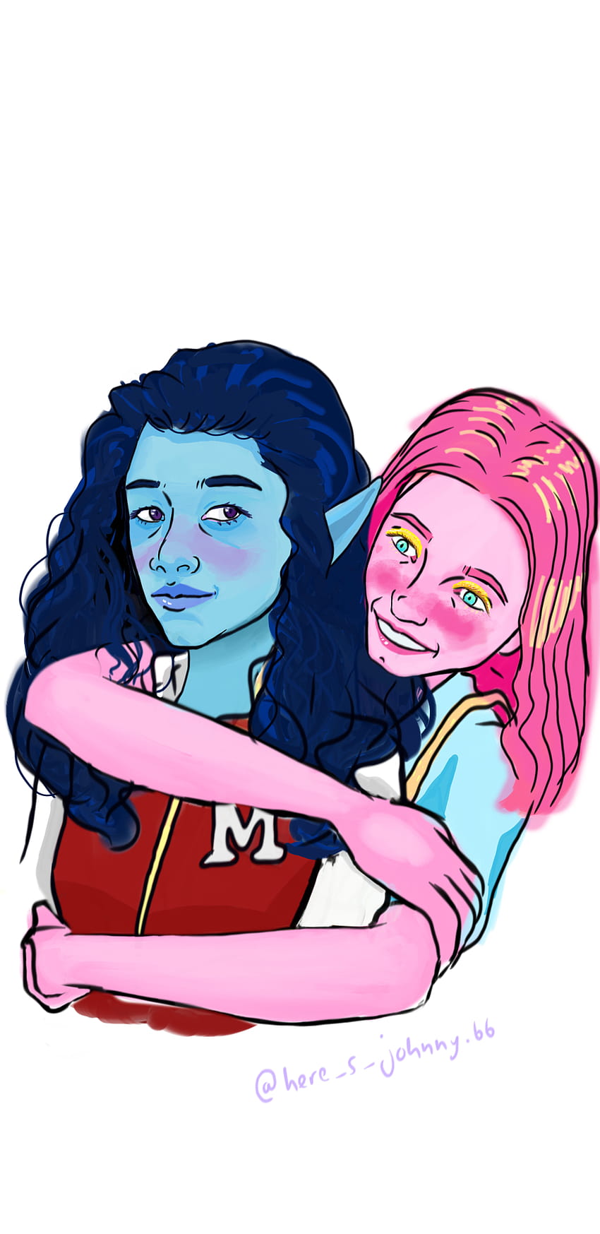 I did a of Rue and Jules dressed up as Marceline and Princess Bubblegum. Hope you like it and remember to follow me on instagram!: euphoria HD phone wallpaper