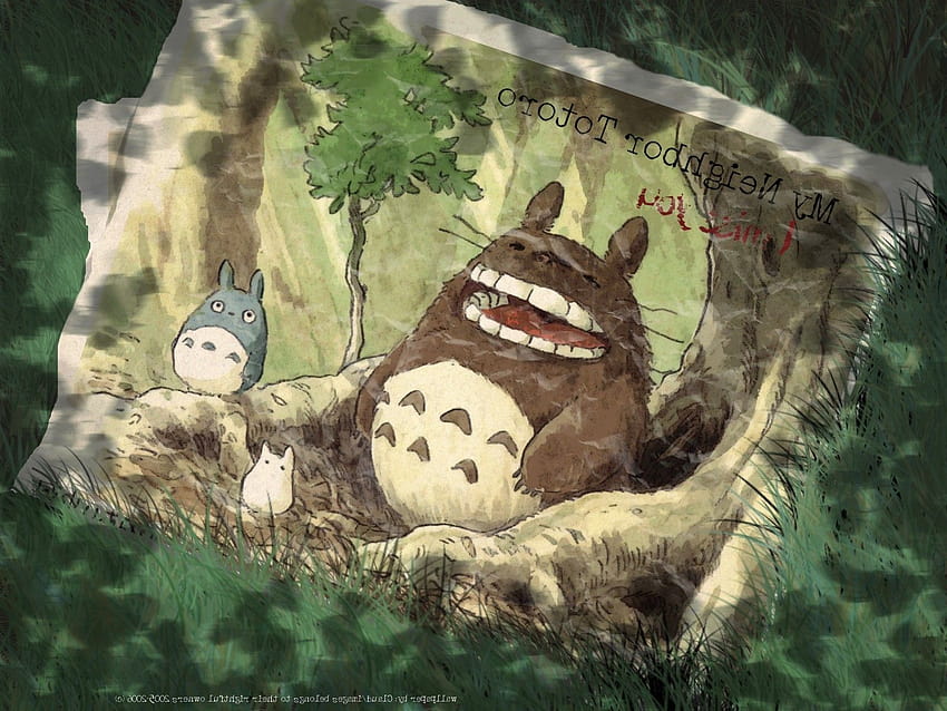เพื่อนบ้านของฉัน Totoro, Totoro, Studio Ghibli / และพื้นหลังมือถือ วอลล์เปเปอร์ HD