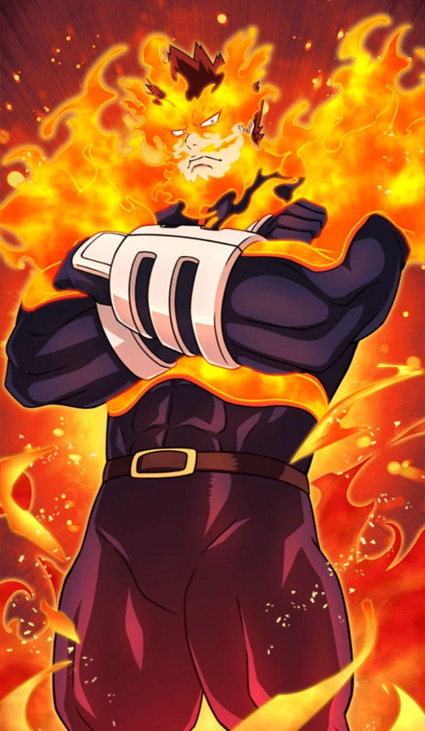 Endeavor from BのHA, my hero academia endeavour android HD phone wallpaper