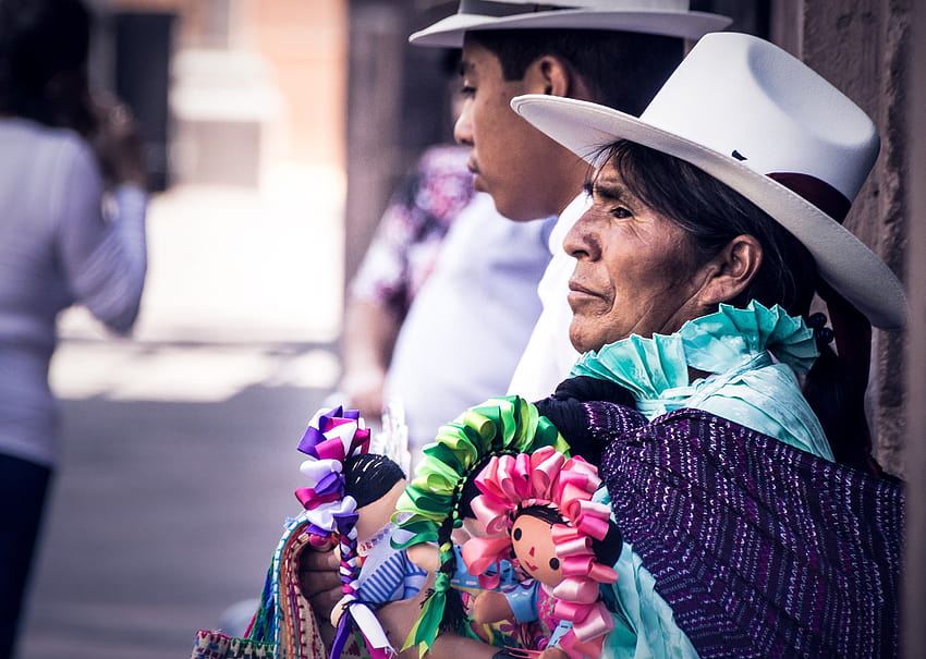 ID: 266729 / donna indigena messicana con abito tradizionale, abito tradizionale messicano Sfondo HD
