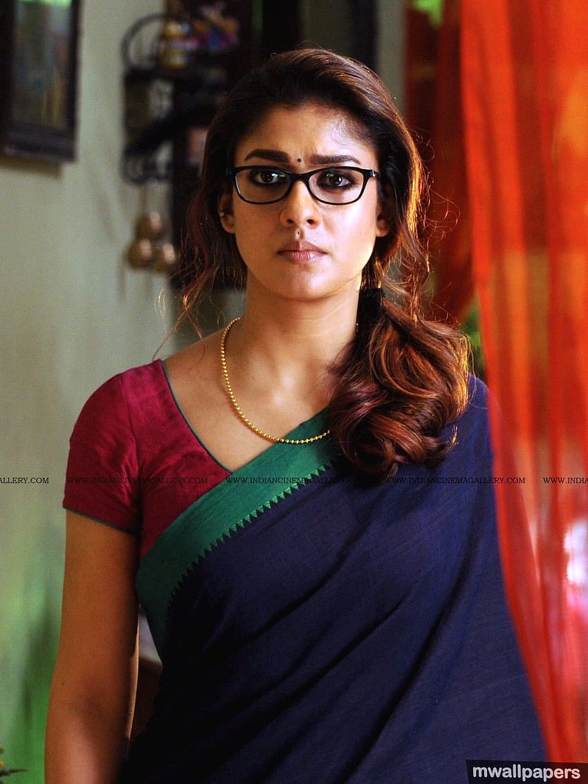 ✅[128 Nayanthara Cantik dalam Saree, nayanthara saree wallpaper ponsel HD