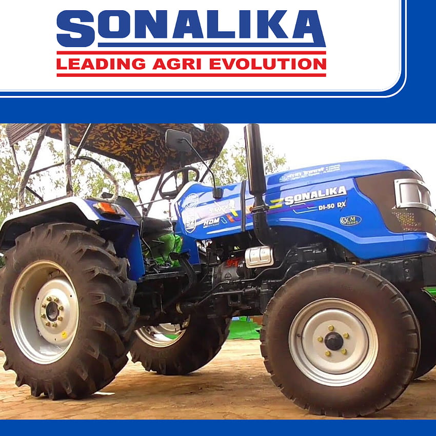 Tractor Sonalika fondo de pantalla del teléfono