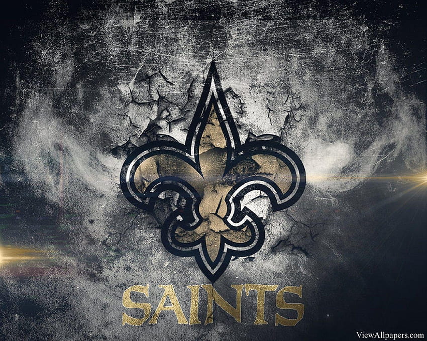 Logotipo de los Santos de Nueva Orleans fondo de pantalla