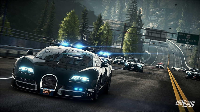 Need Speed Rivals Bugatti Cop Car, need for speed car HD wallpaper