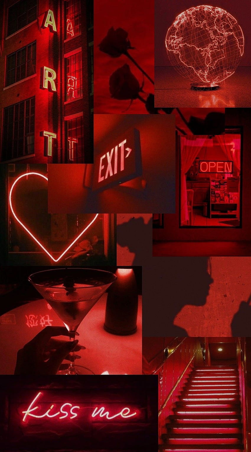 Trippy Neon Red Aesthetic / Aesthetic Vintage Neon Red Aesthetic Largest Portal : Boujee purple aesthetic wall collage kit , neon purple wall collage kit , purple aesthetics , trendy, red and purple aesthetic HD phone wallpaper
