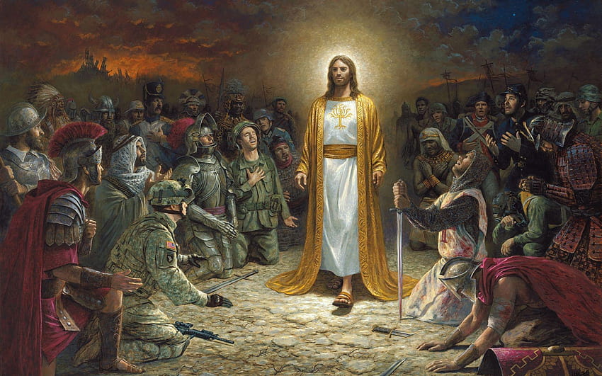 พระคริสต์ ผู้คน ทหาร ชาวโรมัน ไปจนถึงเทมพลาร์ พระเยซูคริสต์ผู้กอบกู้ วอลล์เปเปอร์ HD