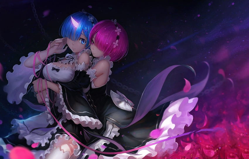 Rem Re:Zero Anime Girl 4K Wallpaper #4.2779