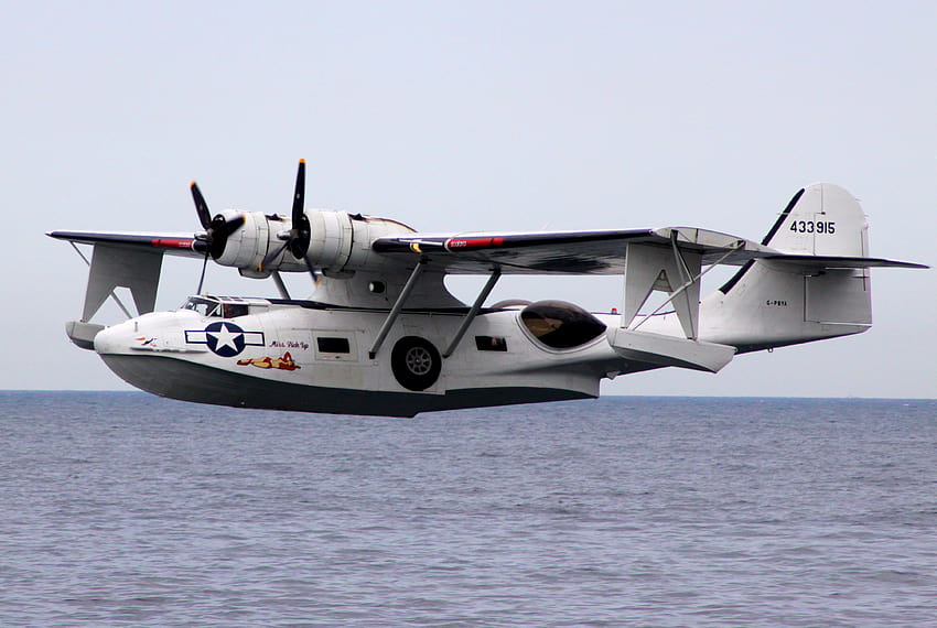 : samolot, wodnosamolot, transport wodny, samolot napędzany śmigłem, skonsolidowany PBY Catalina, latająca łódź, samoloty wojskowe, pływanie łódką 4486x3008 Tapeta HD