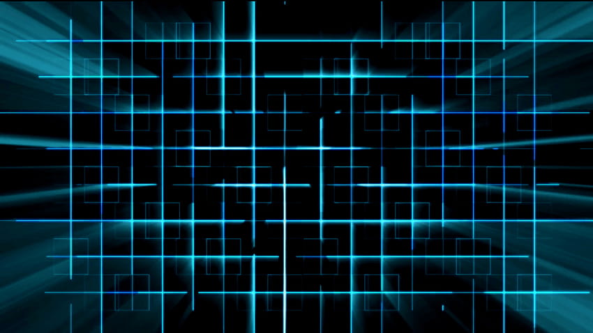 Tron Blue A.I. Cyber ​​Grid с анимационни фонове на светлинни лъчи, tron ​​grid HD тапет