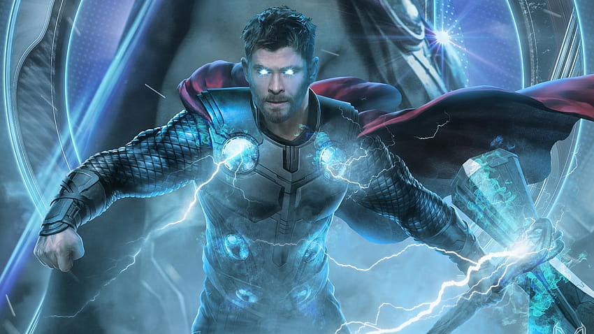 Thor Avengers End Game 2019, филми, ,, thor endgame HD тапет