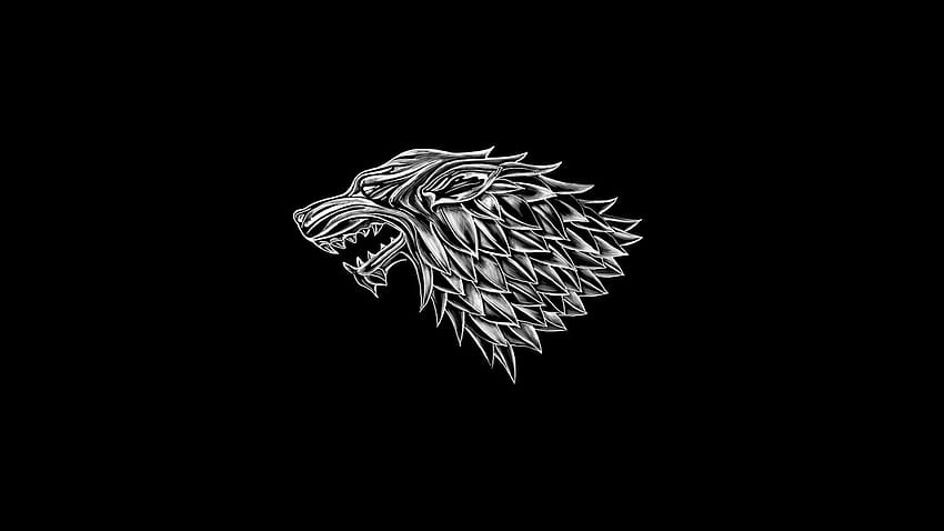 : Game of Thrones, sigils, หมาป่า, House Stark 1920x1080, game of thrones wolf วอลล์เปเปอร์ HD
