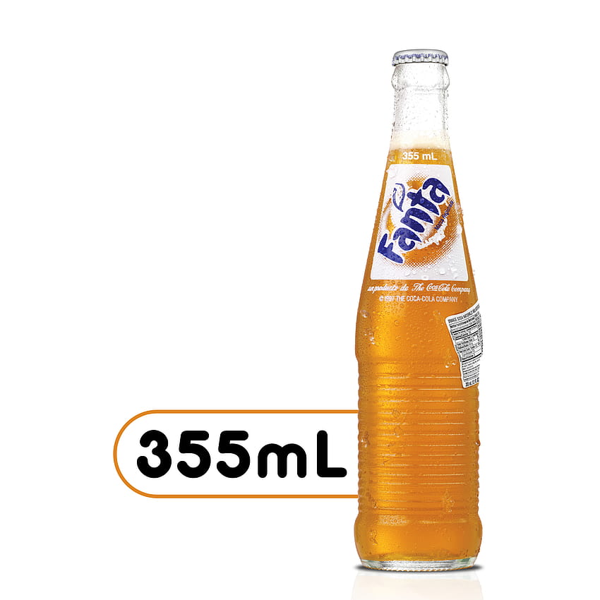 Fanta Orange Mexico Soda Fruit Flavored Soft Drink, 355 mL HD phone wallpaper