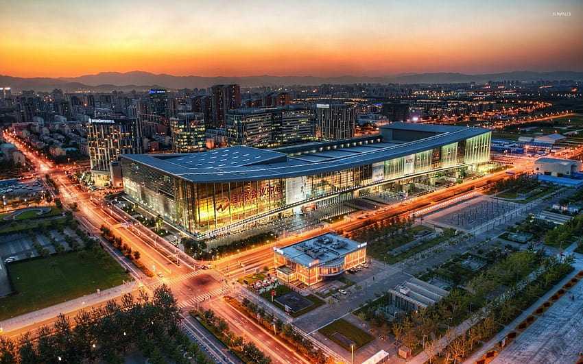 China National Convention Center in Beijing HD wallpaper