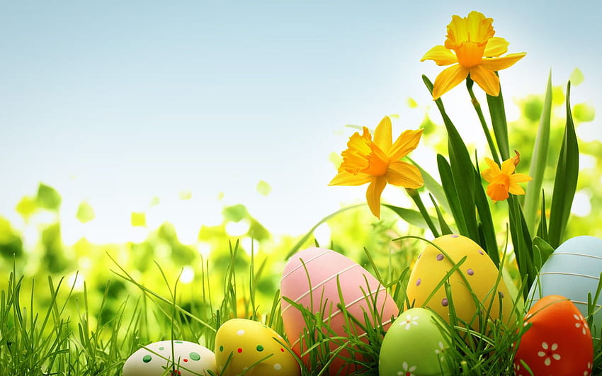 Colorful, Easter, Eggs, Holiday, , Stock , , Iphone , Samsung , Windows , Colorful, Digital, Artwork, 1920x1200 HD wallpaper
