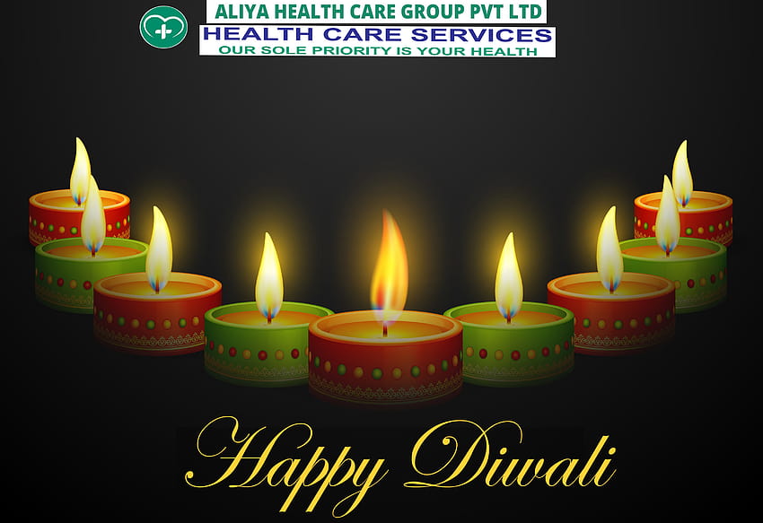 Happy Diwali greetings from Aliya Healthcare Group Pvt. Ltd., happy deepavali HD wallpaper