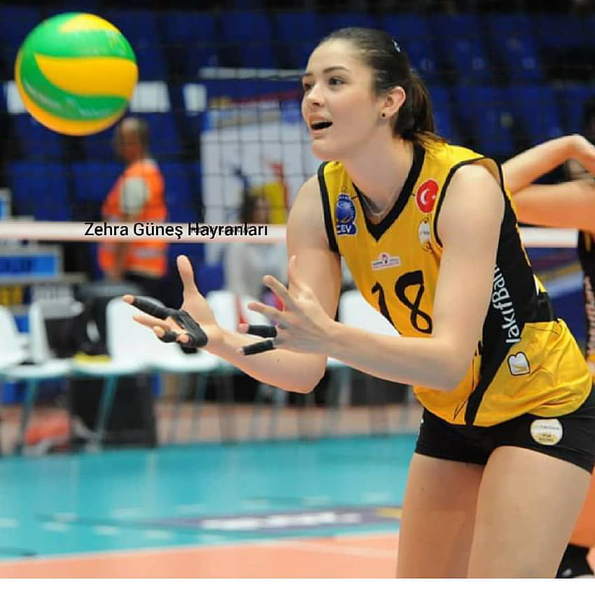 Global beauty: Turkish volleyball female player, Zehra Gunes HD