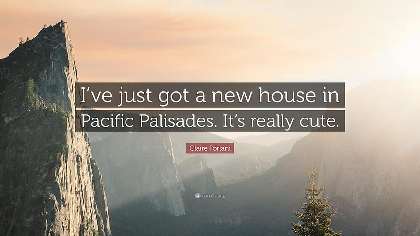Claire Forlani Quote: “I've just got a new house in Pacific, palisades HD wallpaper