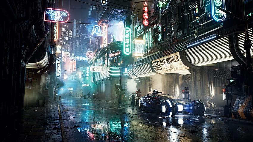 Blade Runner City – PS4, kota retro untuk ps4 Wallpaper HD