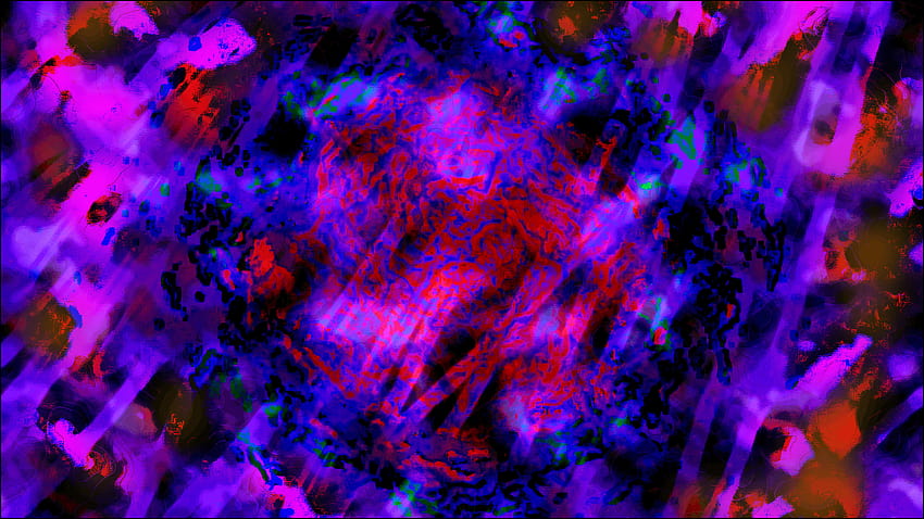 : abstrakcyjny, fioletowy, LSD, jasny, trippy, dyskoteka, kolor Tapeta HD