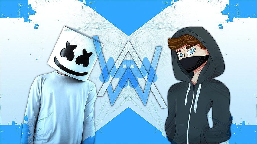 Alan Walker, Marshmello / and Mobile Backgrounds, 마시멜로와 앨런 워커 HD 월페이퍼