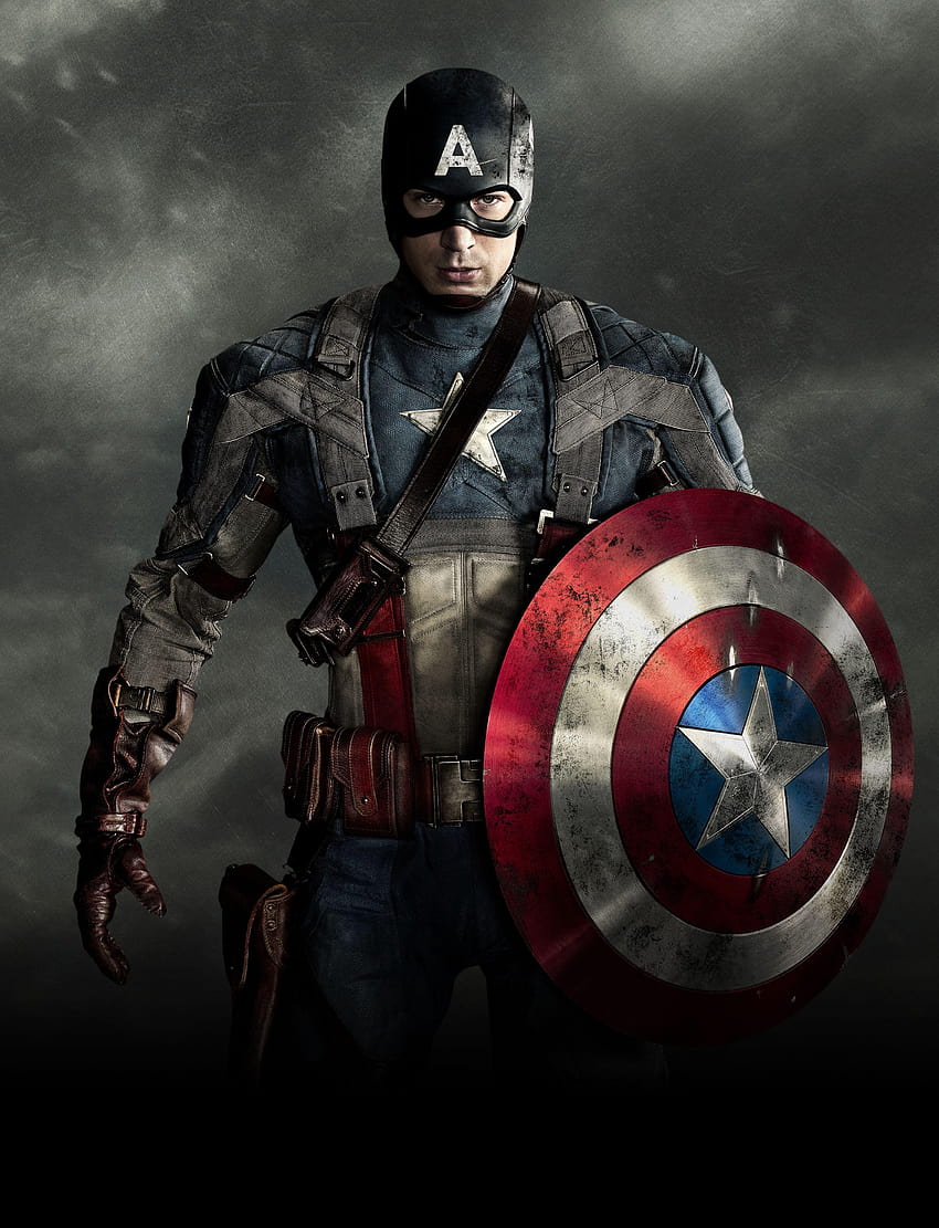Капитан Америка HD тапет за телефон
