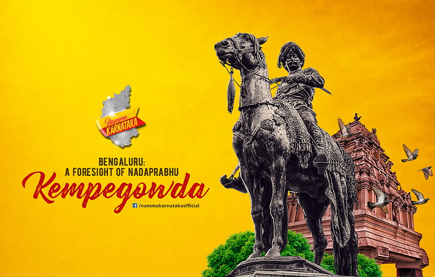 Bengaluru: Eine Voraussicht von Nadaprabhu Kempe Gowda – Namma Karnataka, kempegowda HD-Hintergrundbild