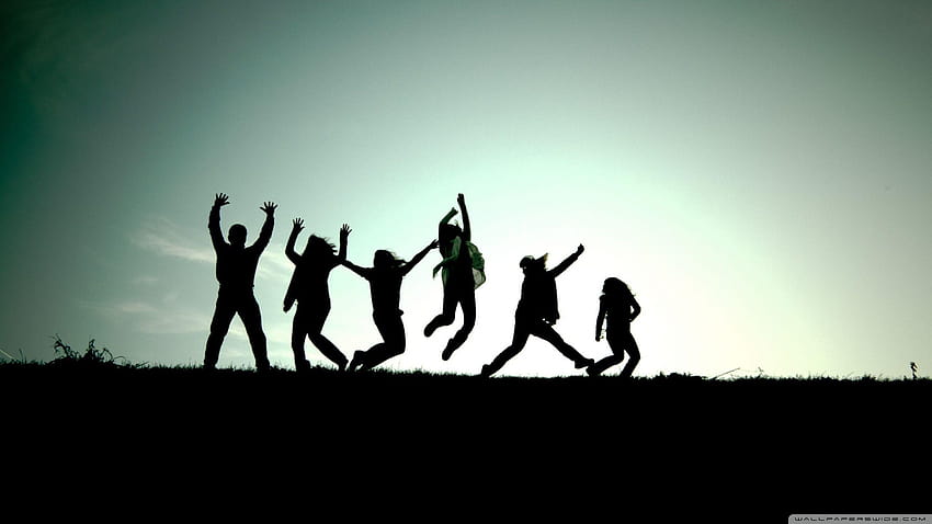 People Jumping In The Air ❤ for Ultra HD wallpaper
