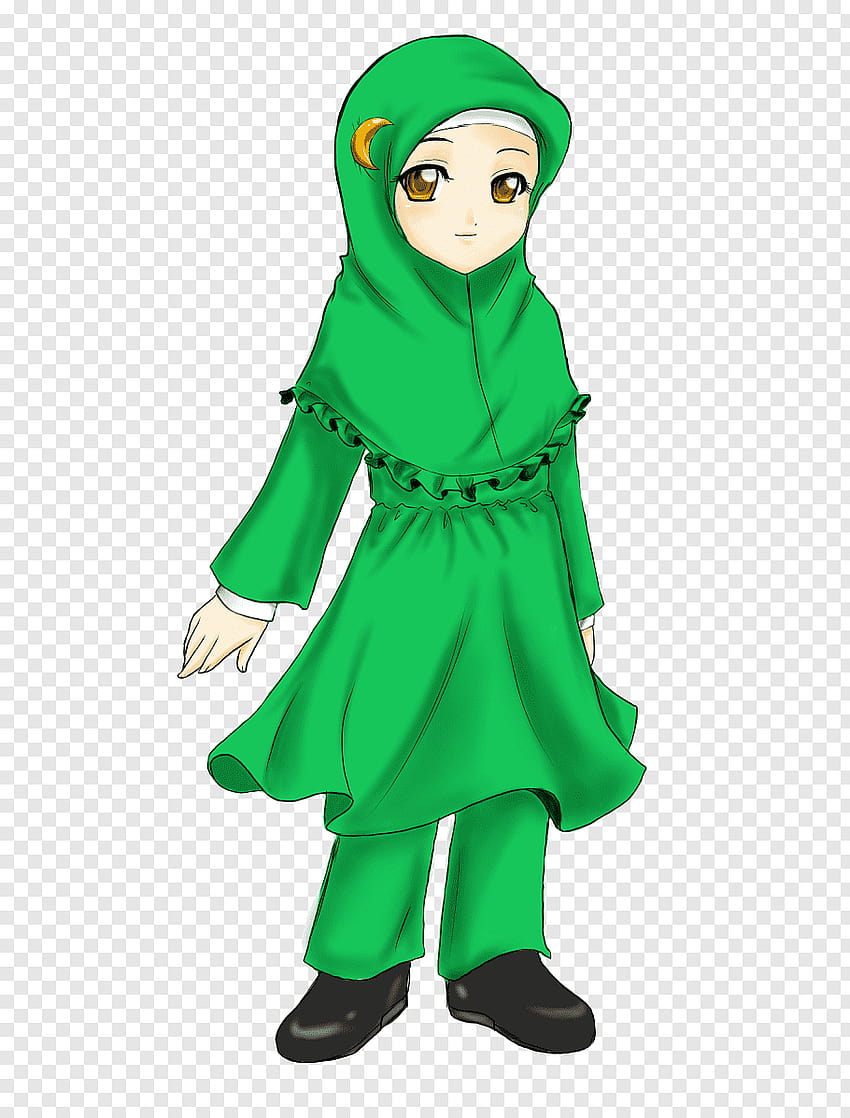 Kız anime karakteri, Muslim Hijab Islam Çizim, muslin png, anime hijabis HD telefon duvar kağıdı