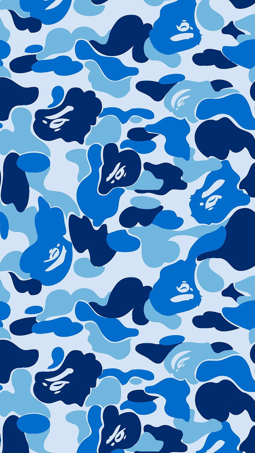 Camo biru, camo angkatan laut wallpaper ponsel HD