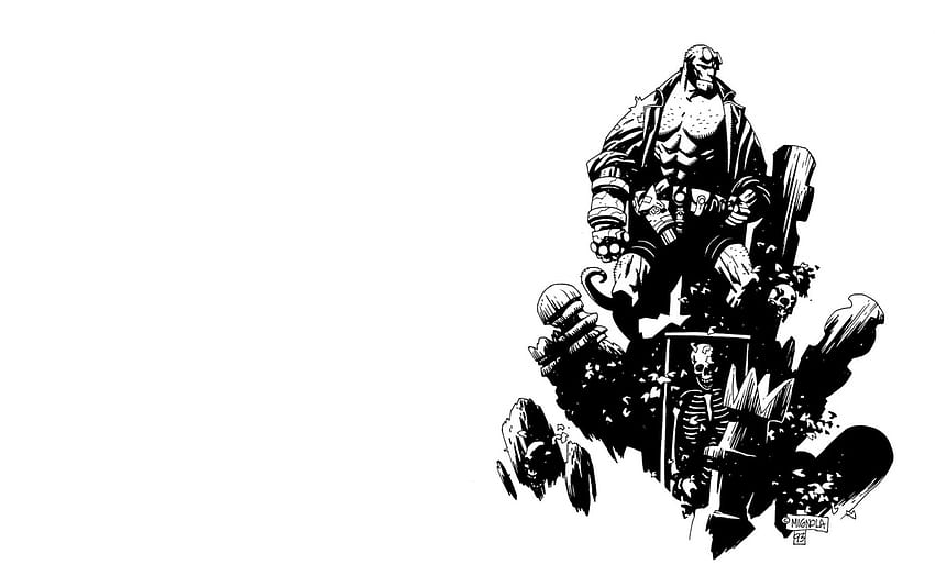 Hellboy-Comics, Mike Mignola HD-Hintergrundbild