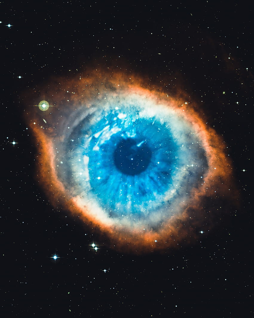 Yıldızlar, Galaksi, Göz, Helix Nebula HD telefon duvar kağıdı