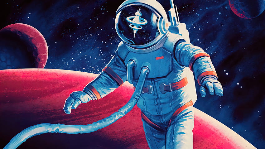 391672 宇宙飛行士, 宇宙, デジタル アート, pc, space pc 高画質の壁紙