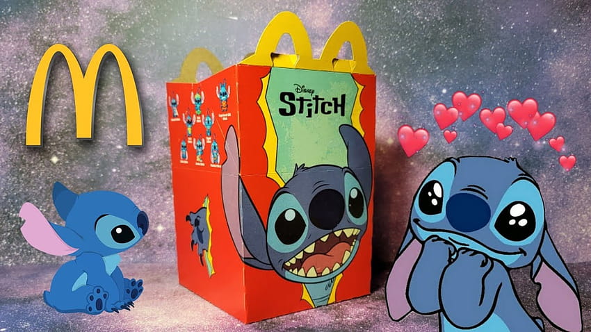 Kotak Mainan Happy Meal Disney Stitch McDonald's Februari 2022! Wallpaper HD