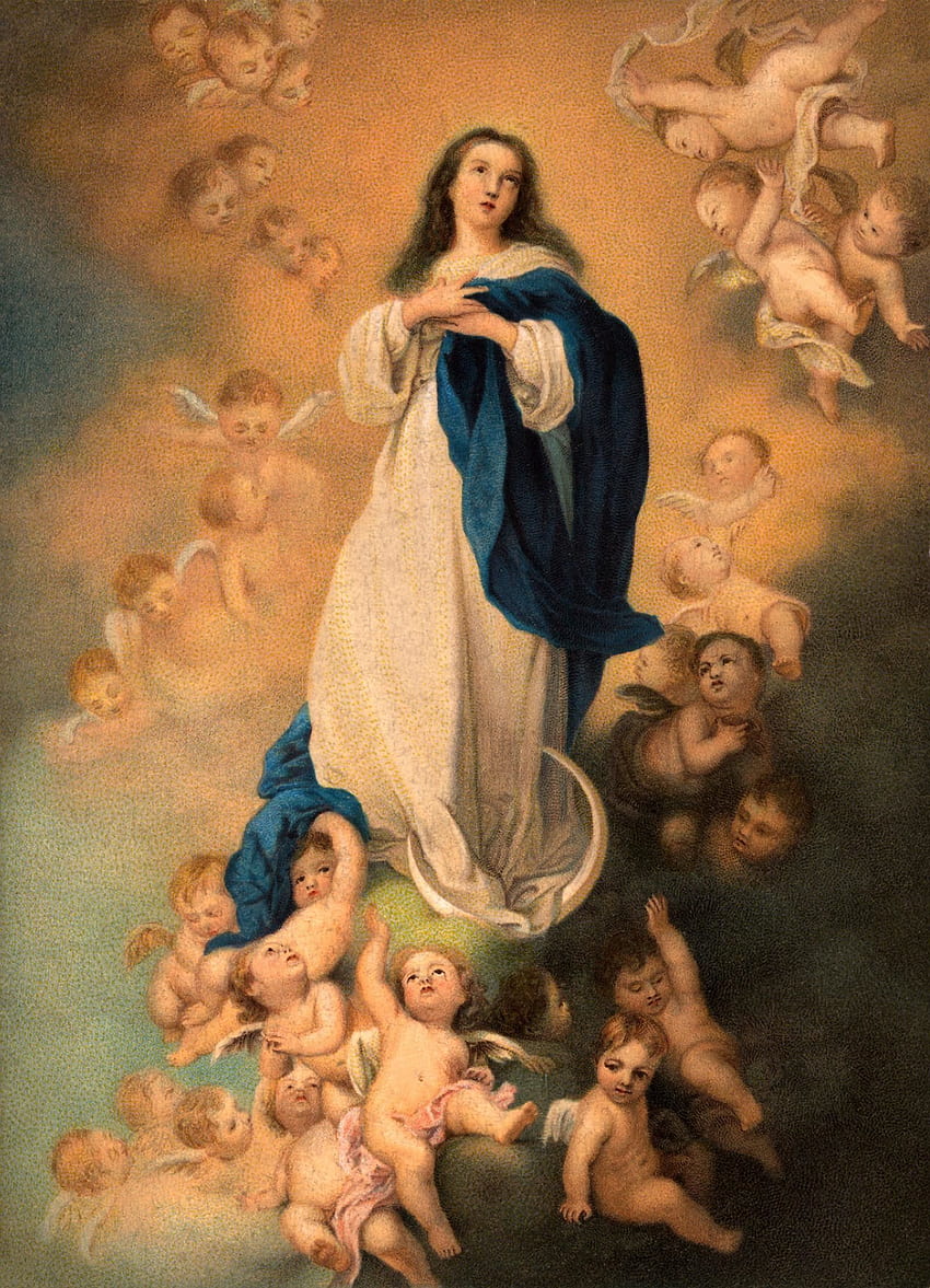 Bienheureuse Vierge Marie, mère marie iphone Fond d'écran de téléphone HD