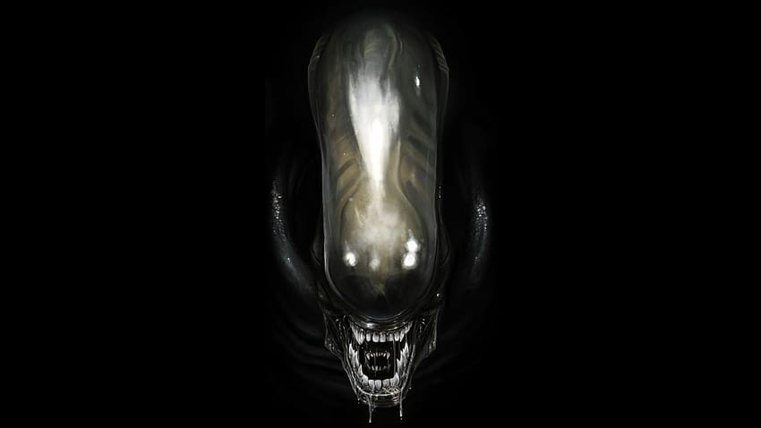 Minimalismo Alien Black Style Art Filme de ficção científica Sci, filmes de ficção científica papel de parede HD