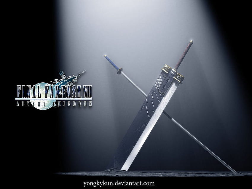 Забавление: Final Fantasy 1024 × 768 Ff7, разрушителен меч HD тапет