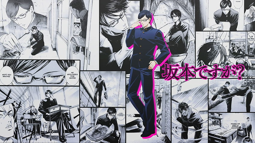 Sakamoto is death, theory., havent you heard im sakamoto HD wallpaper