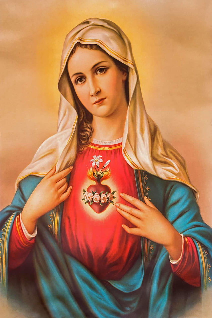 Virgin Mary Live pour Android, téléphone mère marie Fond d'écran de téléphone HD