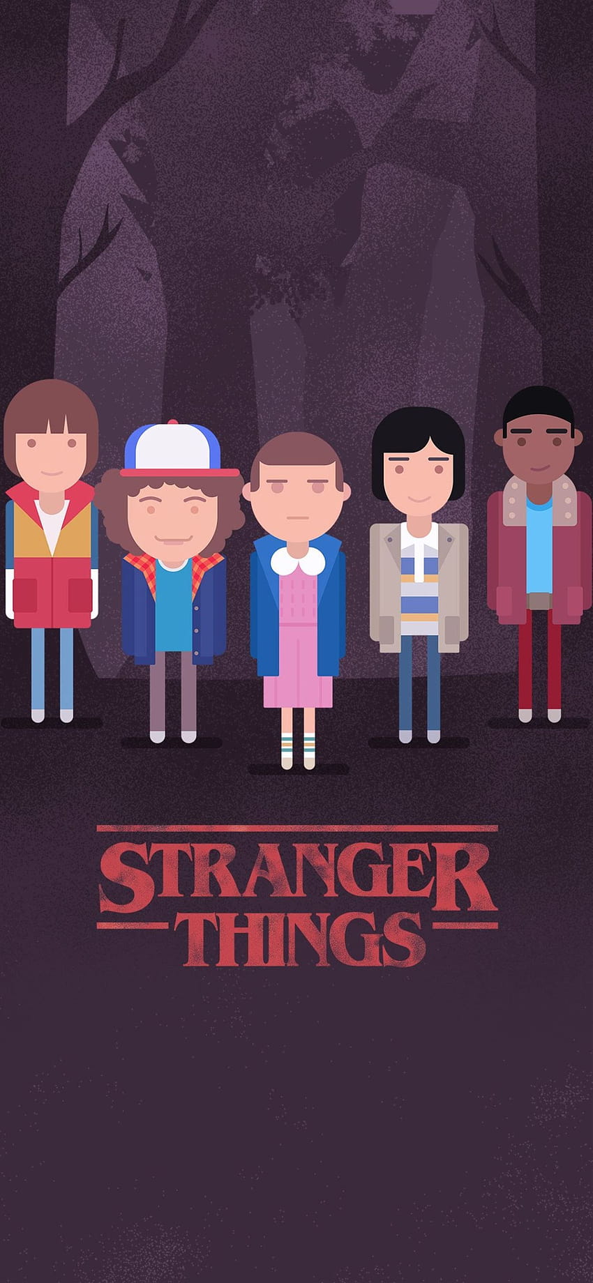 1125x2436 Stranger Things Minimalism 10 W... iPhone X, stranger things android HD phone wallpaper