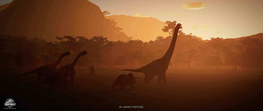 Jurassic World Evolution's first in HD wallpaper