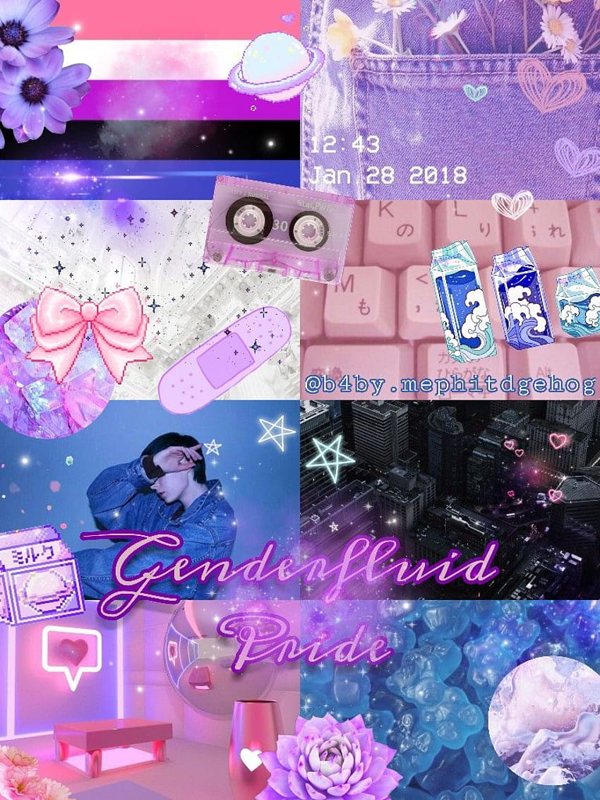Genderfluid posted by Sarah Johnson, genderfluid aesthetic HD phone wallpaper