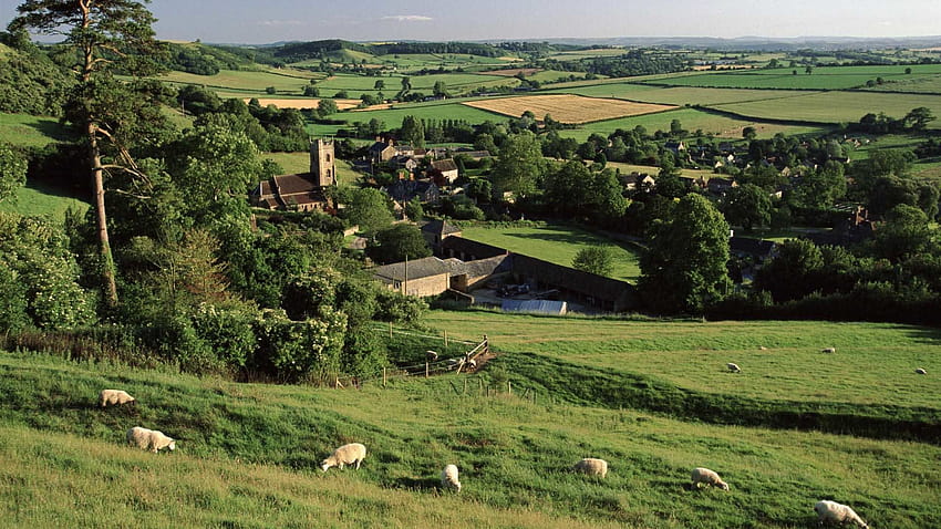 English Countryside, summer england HD wallpaper