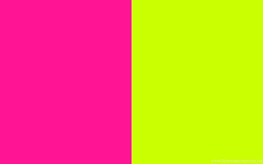 1920x1200 fluorescent pink fluorescent yellow two color backgrounds, dual colour HD wallpaper